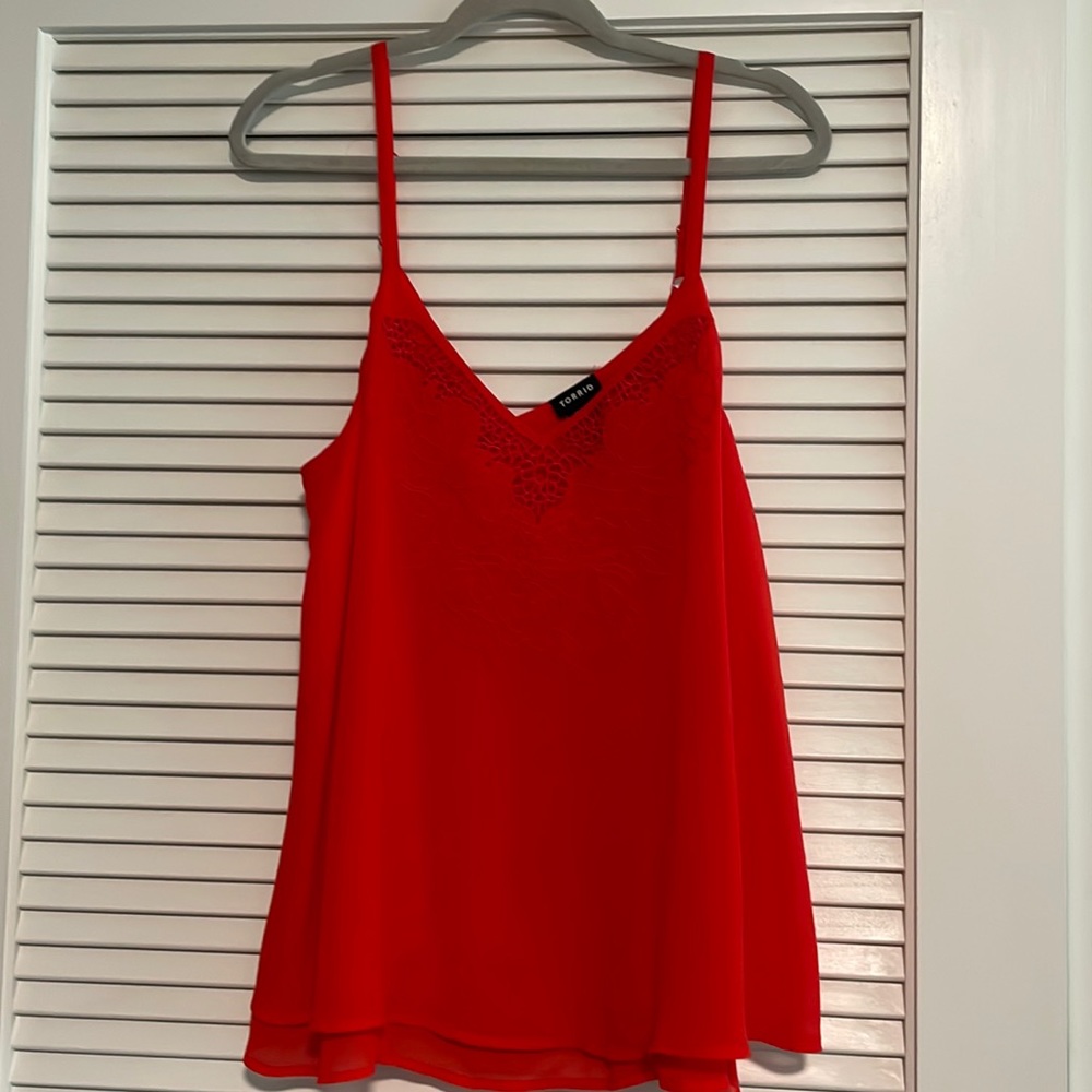 Torrid embroidered swing cami